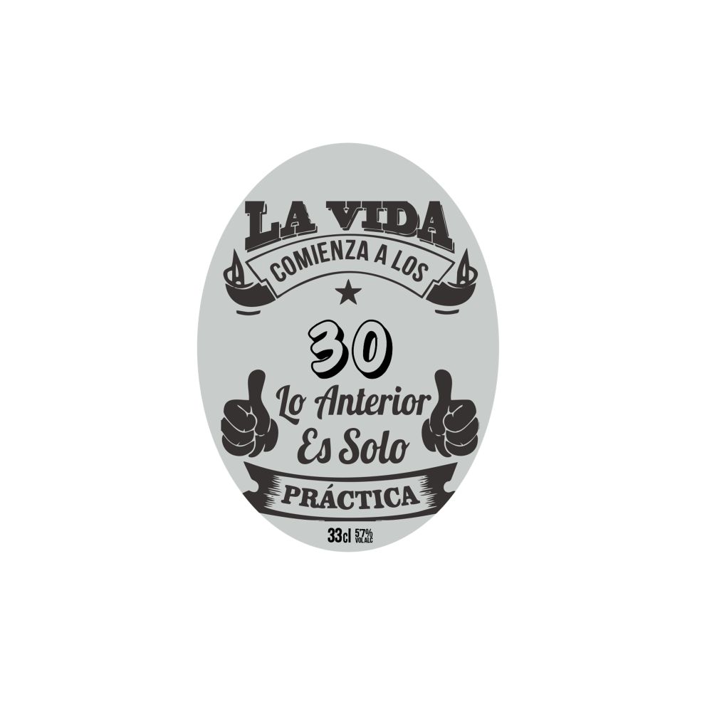 La Vida Comienza | Etiqueta Personalizada Cumpleaños - Pack de Cervezas - Imagen 2