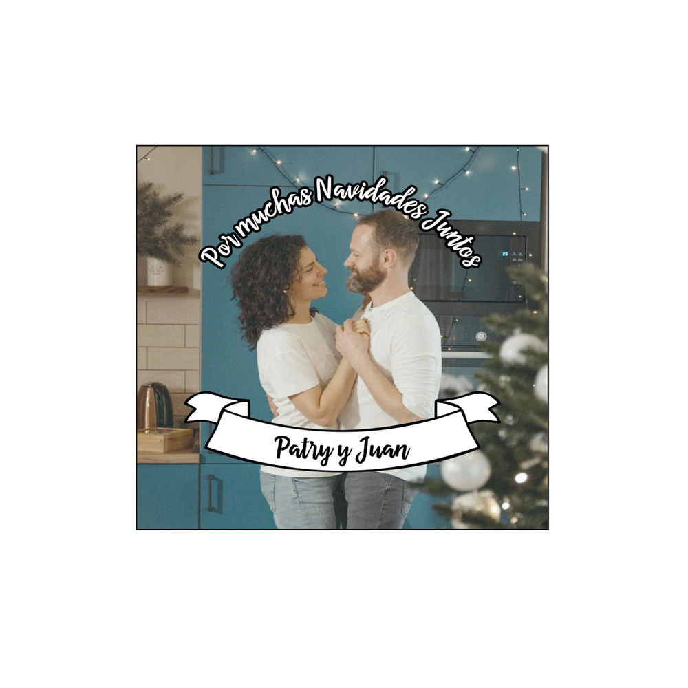 Navidad Juntos  | Etiqueta Personalizada Navidad - Pack de Cervezas - Imagen 2