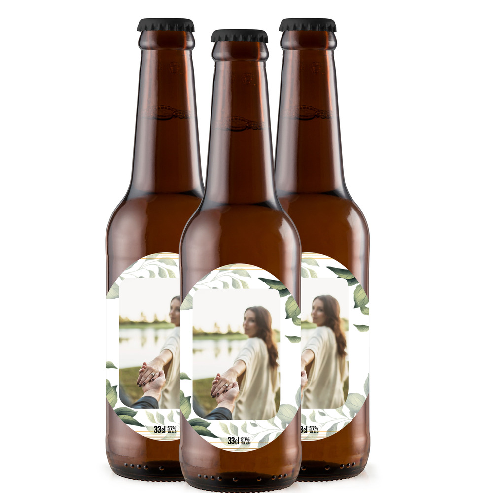 Unamos Caminos | Etiqueta Personalizada San Valentín – Pack de Cervezas - Imagen 3